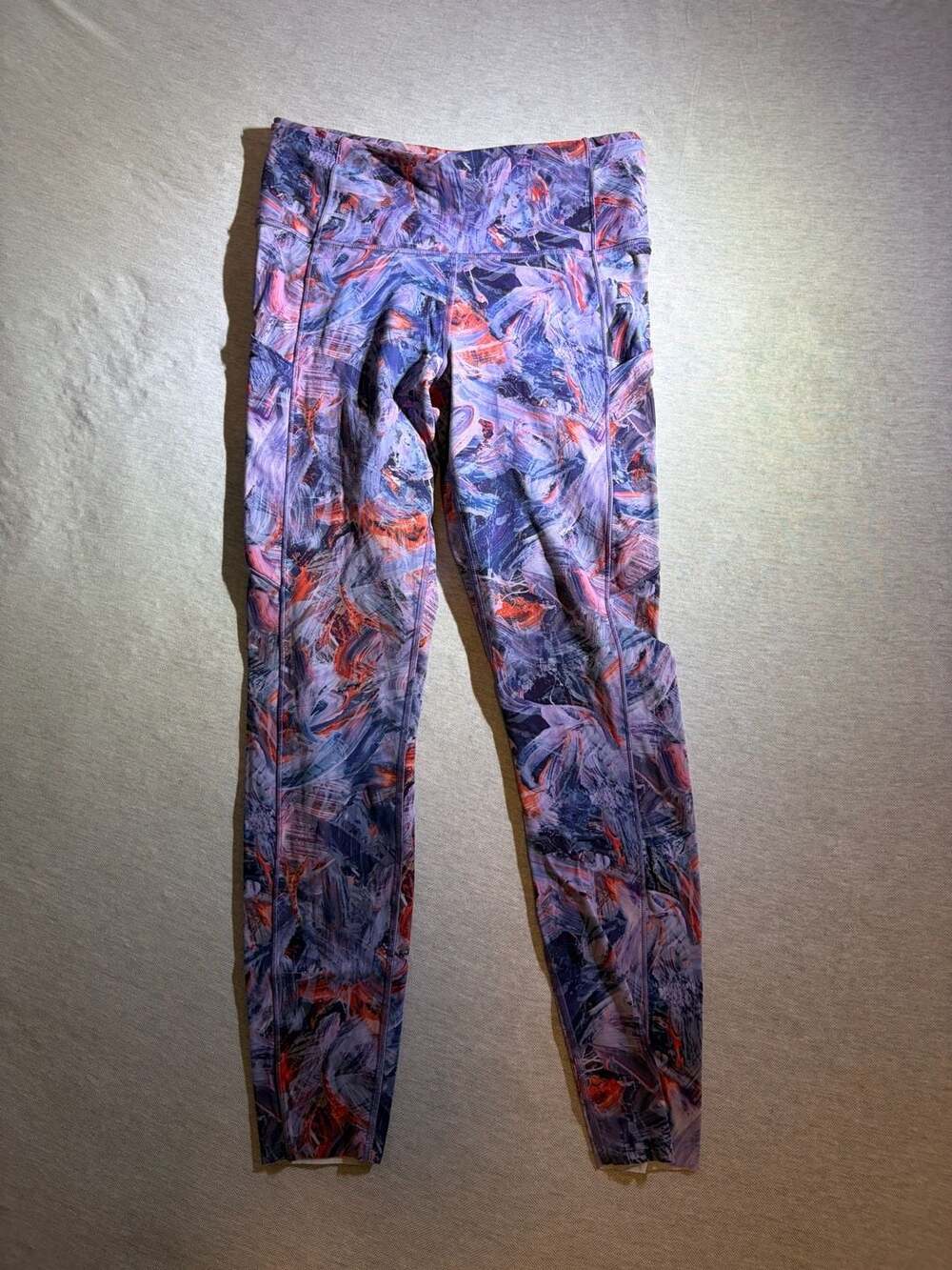 Lululemon Fast and Free High-Rise Brushed Tight 28" in Atmospheric Purple Multi